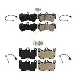 AmeriBRAKES KNW-101268 Disc Brake Pad for 2008-2010 Porsche Cayenne - Front and Rear