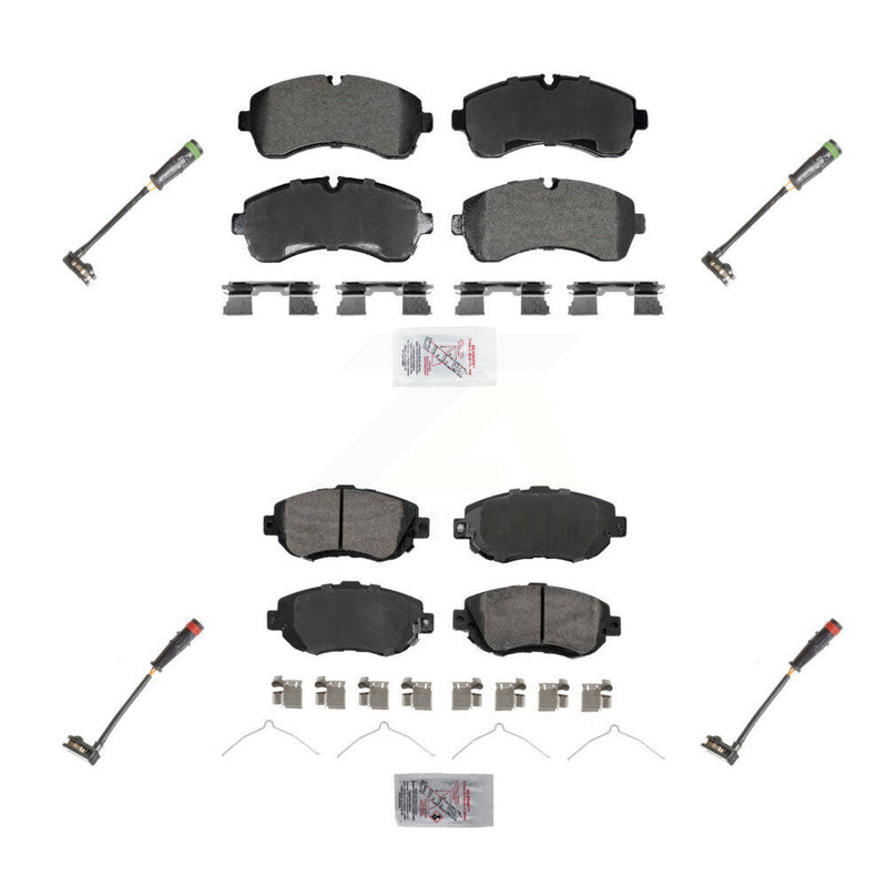 AmeriBRAKES KNW-101278 Disc Brake Pad for 2019-2023 Mercedes-Benz Sprinter 1500, Mercedes-Benz Sprinter 2500 - Front and Rear
