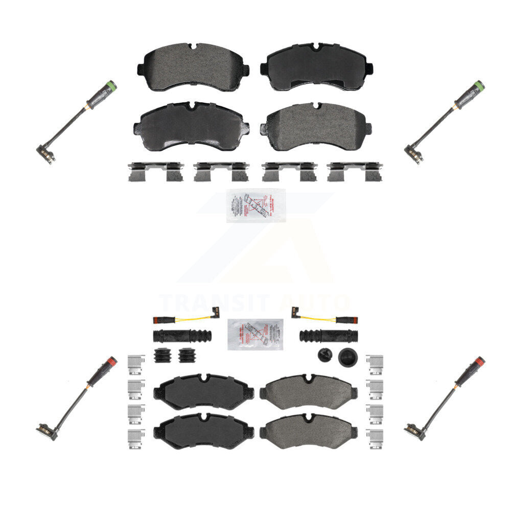 AmeriBRAKES KNW-101279 Disc Brake Pad for 2019-2023 Mercedes-Benz Sprinter 1500, Mercedes-Benz Sprinter 2500 - Front and Rear