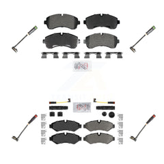 AmeriBRAKES KNW-101279 Disc Brake Pad for 2019-2023 Mercedes-Benz Sprinter 1500, Mercedes-Benz Sprinter 2500 - Front and Rear