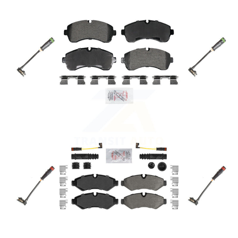 AmeriBRAKES KNW-101279 Disc Brake Pad for 2019-2023 Mercedes-Benz Sprinter 1500, Mercedes-Benz Sprinter 2500 - Front and Rear