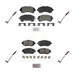 AmeriBRAKES KNW-101280 Disc Brake Pad for 2020-2024 Mercedes-Benz Sprinter 1500, Mercedes-Benz Sprinter 2500 - Front and Rear