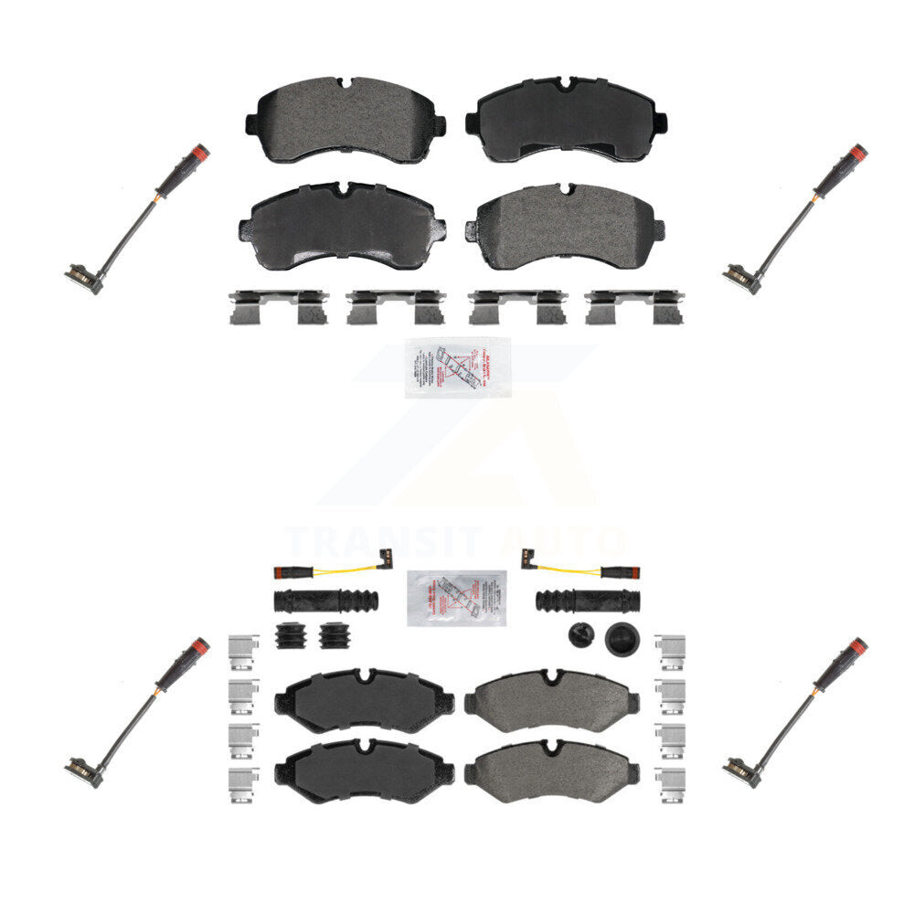 AmeriBRAKES KNW-101281 Disc Brake Pad for 2020-2024 Mercedes-Benz Sprinter 1500, Mercedes-Benz Sprinter 2500 - Front and Rear