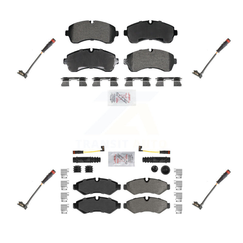 AmeriBRAKES KNW-101281 Disc Brake Pad for 2020-2024 Mercedes-Benz Sprinter 1500, Mercedes-Benz Sprinter 2500 - Front and Rear
