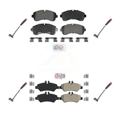 AmeriBRAKES KNW-101282 Disc Brake Pad for 2009 Dodge Sprinter 3500 - Front and Rear