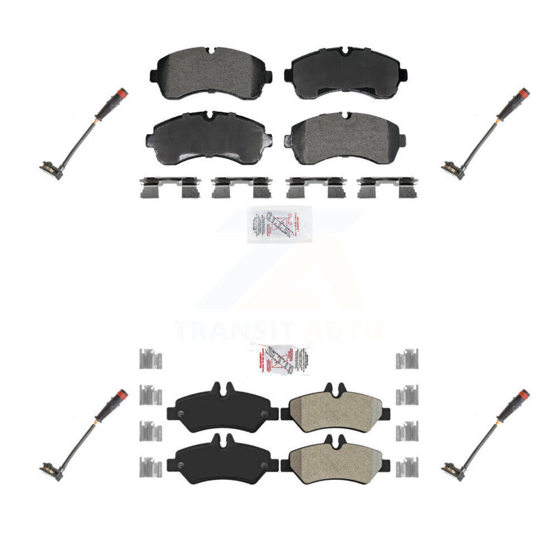 AmeriBRAKES KNW-101282 Disc Brake Pad for 2009 Dodge Sprinter 3500 - Front and Rear