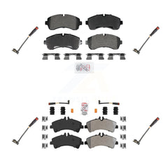 AmeriBRAKES KNW-101284 Disc Brake Pad for 2009 Dodge Sprinter 3500 - Front and Rear