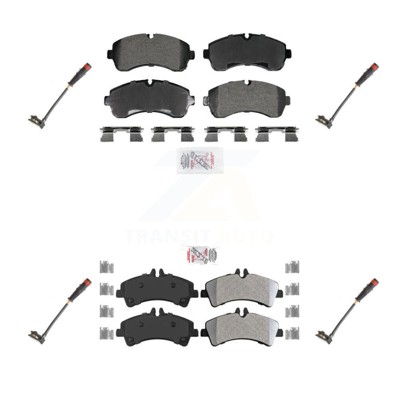 AmeriBRAKES KNW-101285 Disc Brake Pad for 2009 Dodge Sprinter 3500 - Front and Rear