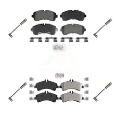 AmeriBRAKES KNW-101289 Disc Brake Pad for 2011-2014 Freightliner Sprinter 3500 - Front and Rear