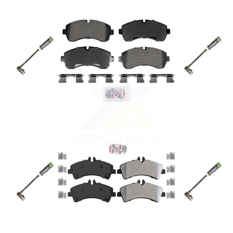 AmeriBRAKES KNW-101289 Disc Brake Pad for 2011-2014 Freightliner Sprinter 3500 - Front and Rear