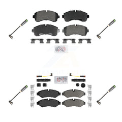 AmeriBRAKES KNW-101291 Disc Brake Pad for 2019-2021 Freightliner Sprinter 3500, Freightliner Sprinter 1500, Freightliner Sprinter 2500 - Front and Rear