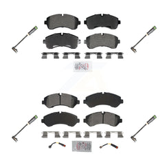 AmeriBRAKES KNW-101292 Disc Brake Pad for 2020-2021 Freightliner Sprinter 3500 - Front and Rear
