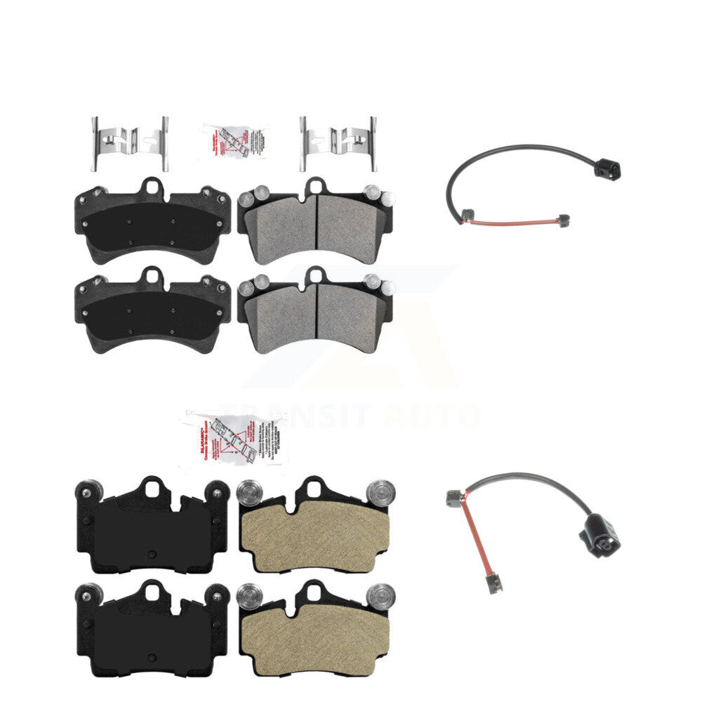 AmeriBRAKES KNW-101300 Disc Brake Pad for 2007-2015 Audi Q7, Porsche Cayenne - Front and Rear