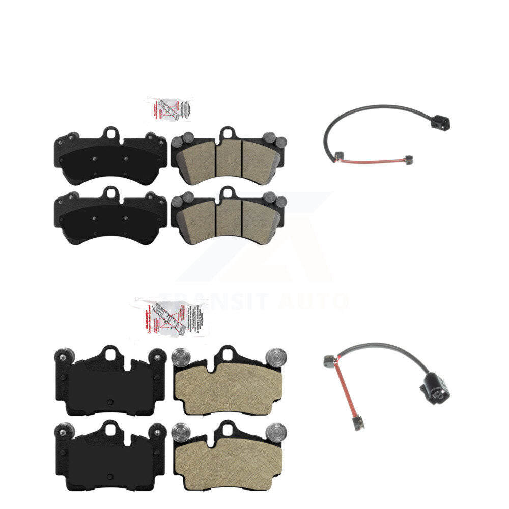 AmeriBRAKES KNW-101301 Disc Brake Pad for 2008-2010 Porsche Cayenne - Front and Rear