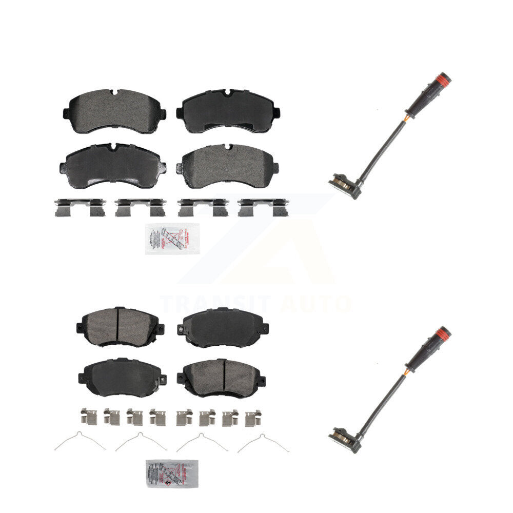 AmeriBRAKES KNW-101306 Disc Brake Pad for 2020-2024 Mercedes-Benz Sprinter 1500, Mercedes-Benz Sprinter 2500 - Front and Rear