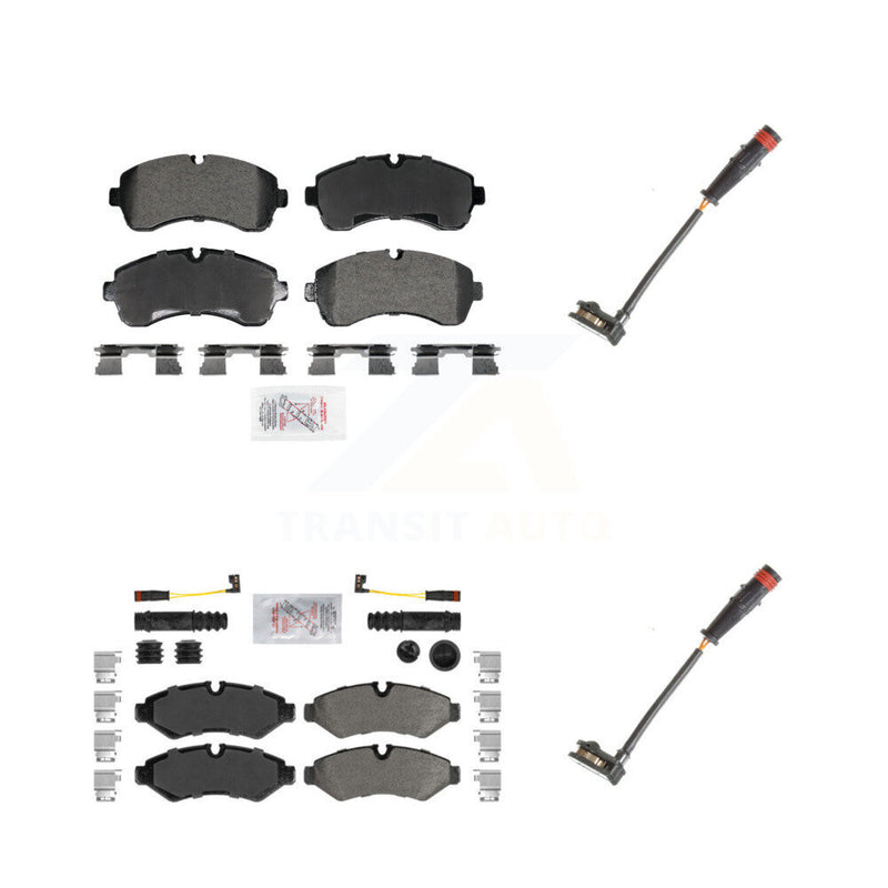 AmeriBRAKES KNW-101307 Disc Brake Pad for 2020-2024 Mercedes-Benz Sprinter 1500, Mercedes-Benz Sprinter 2500 - Front and Rear