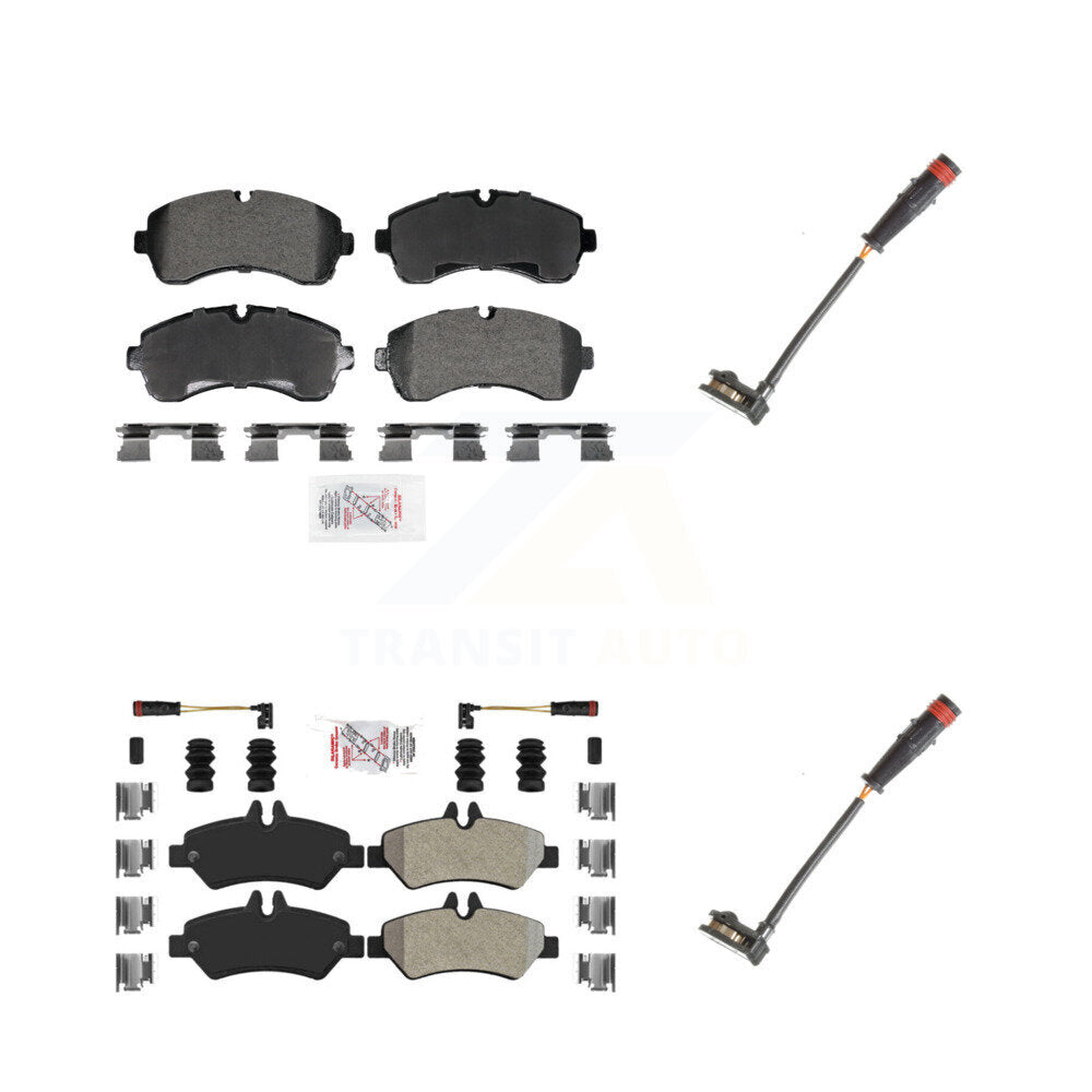 AmeriBRAKES KNW-101309 Disc Brake Pad for 2009 Dodge Sprinter 3500 - Front and Rear