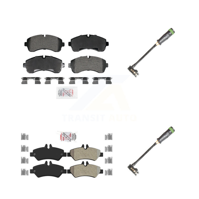 AmeriBRAKES KNW-101312 Disc Brake Pad for 2011-2014 Freightliner Sprinter 3500 - Front and Rear
