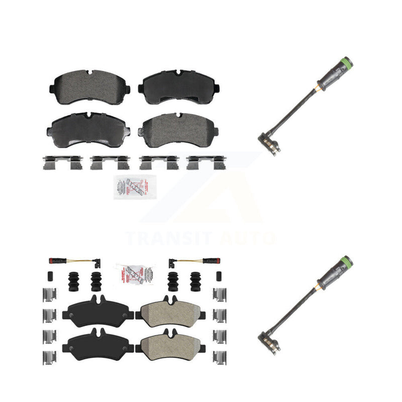 AmeriBRAKES KNW-101313 Disc Brake Pad for 2011-2014 Freightliner Sprinter 3500 - Front and Rear
