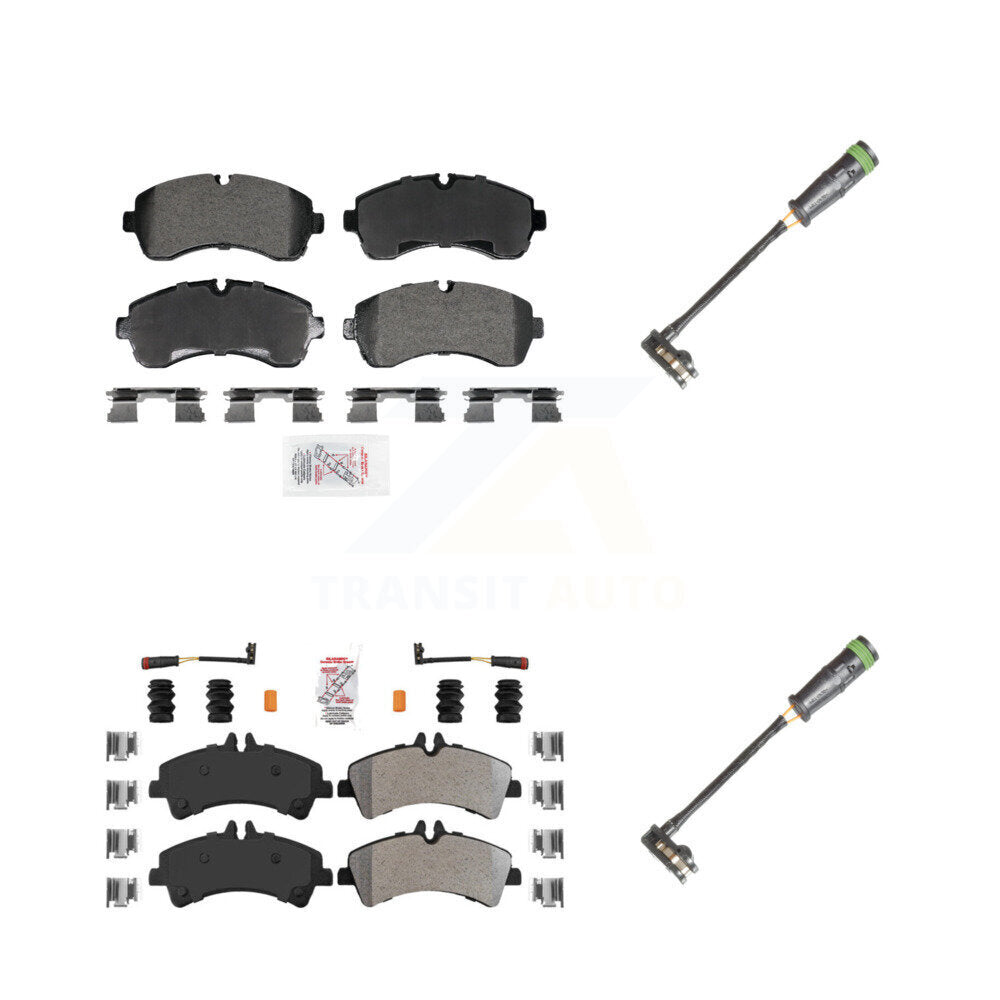 AmeriBRAKES KNW-101314 Disc Brake Pad for 2011-2014 Freightliner Sprinter 3500 - Front and Rear