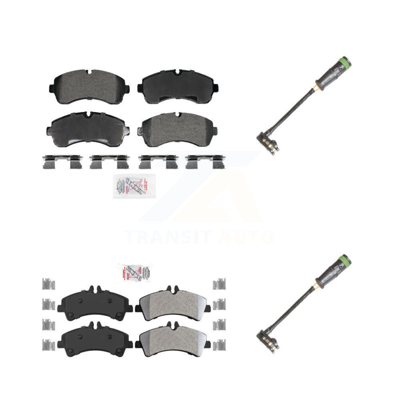 AmeriBRAKES KNW-101315 Disc Brake Pad for 2011-2014 Freightliner Sprinter 3500 - Front and Rear