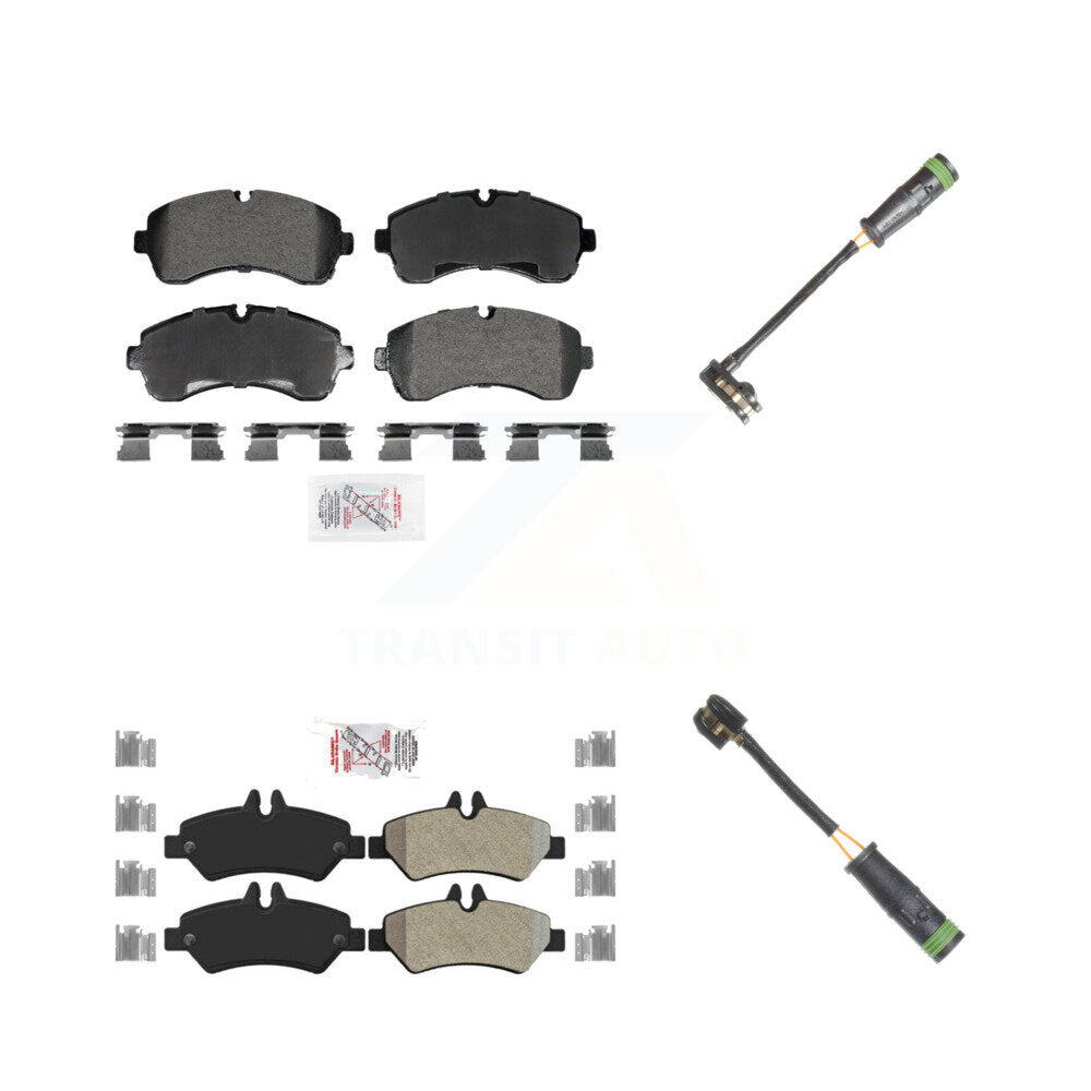 AmeriBRAKES KNW-101316 Disc Brake Pad for 2010-2018 Mercedes-Benz Sprinter 3500 - Front and Rear