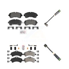 AmeriBRAKES KNW-101318 Disc Brake Pad for 2010-2018 Mercedes-Benz Sprinter 3500, Mercedes-Benz Sprinter 3500XD - Front and Rear