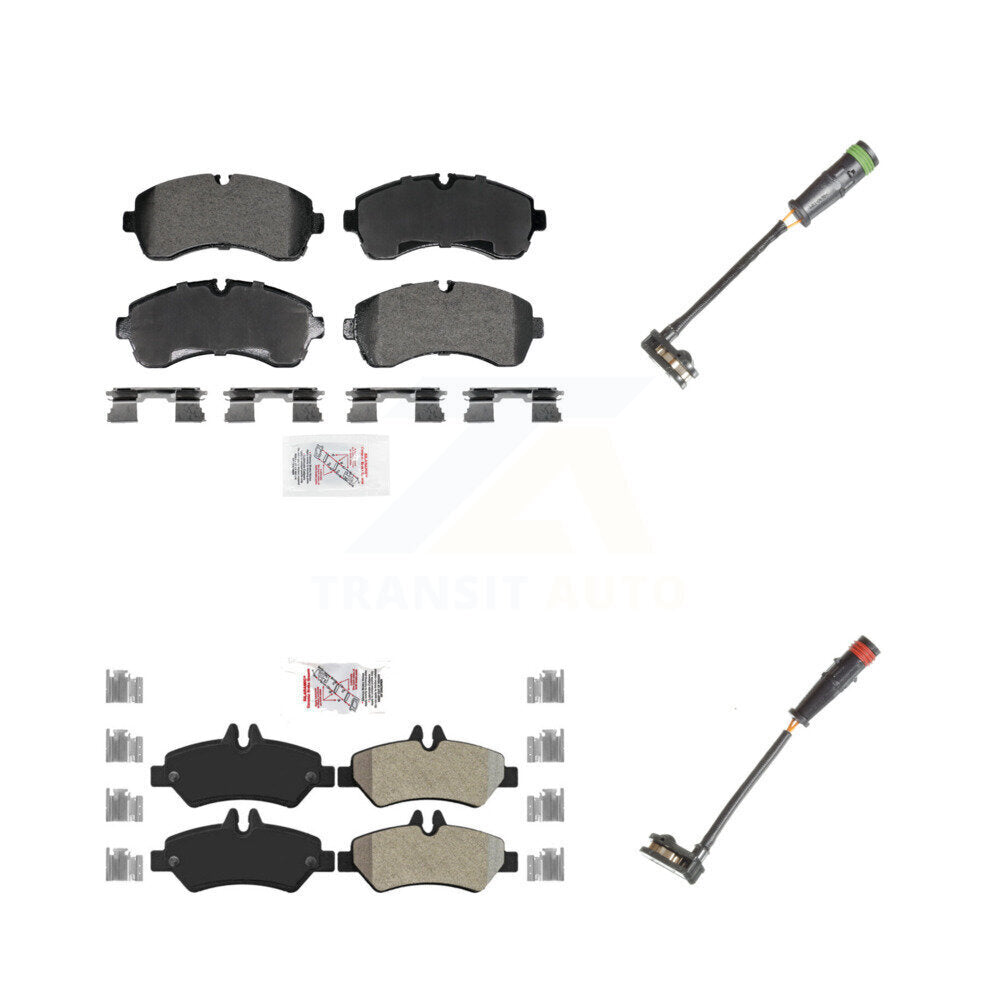AmeriBRAKES KNW-101320 Disc Brake Pad for 2010-2018 Mercedes-Benz Sprinter 3500 - Front and Rear