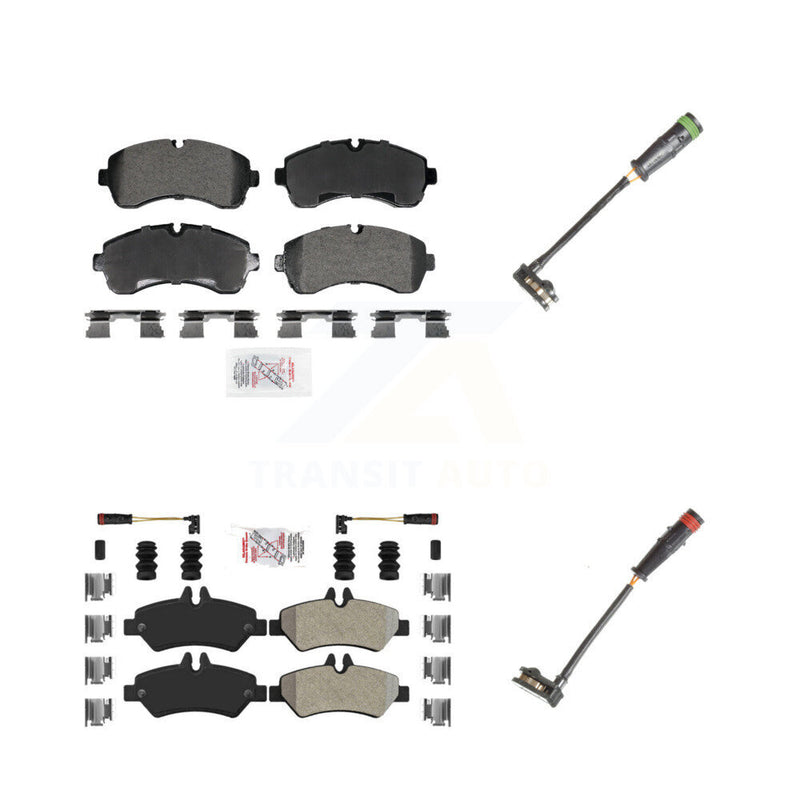 AmeriBRAKES KNW-101321 Disc Brake Pad for 2010-2018 Mercedes-Benz Sprinter 3500 - Front and Rear