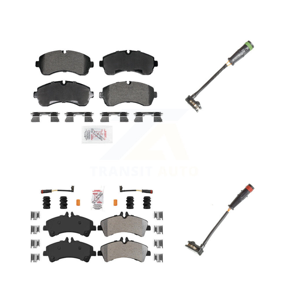 AmeriBRAKES KNW-101322 Disc Brake Pad for 2010-2018 Mercedes-Benz Sprinter 3500 - Front and Rear