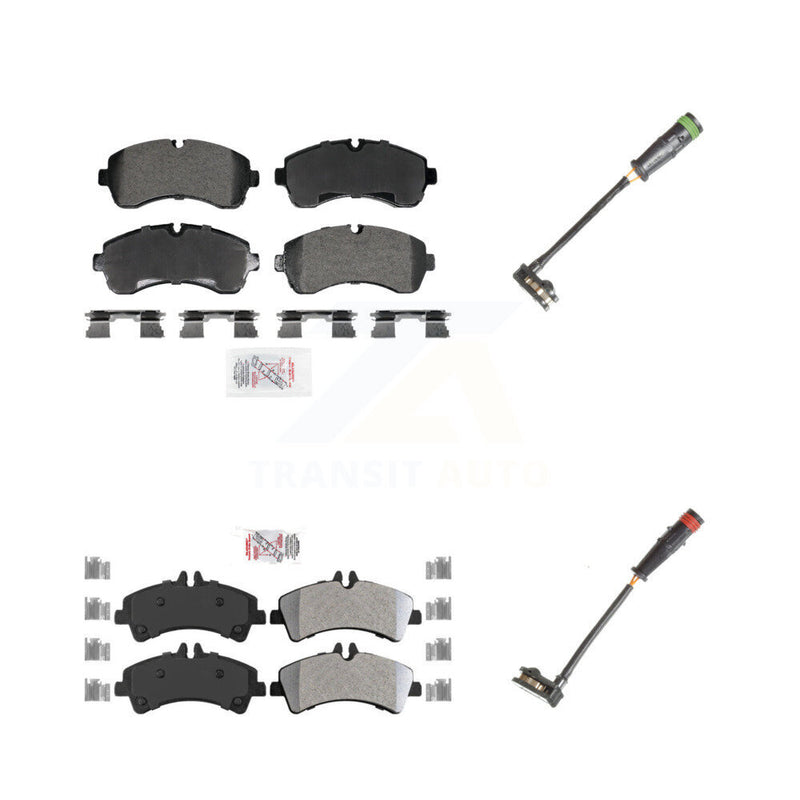 AmeriBRAKES KNW-101323 Disc Brake Pad for 2010-2018 Mercedes-Benz Sprinter 3500 - Front and Rear