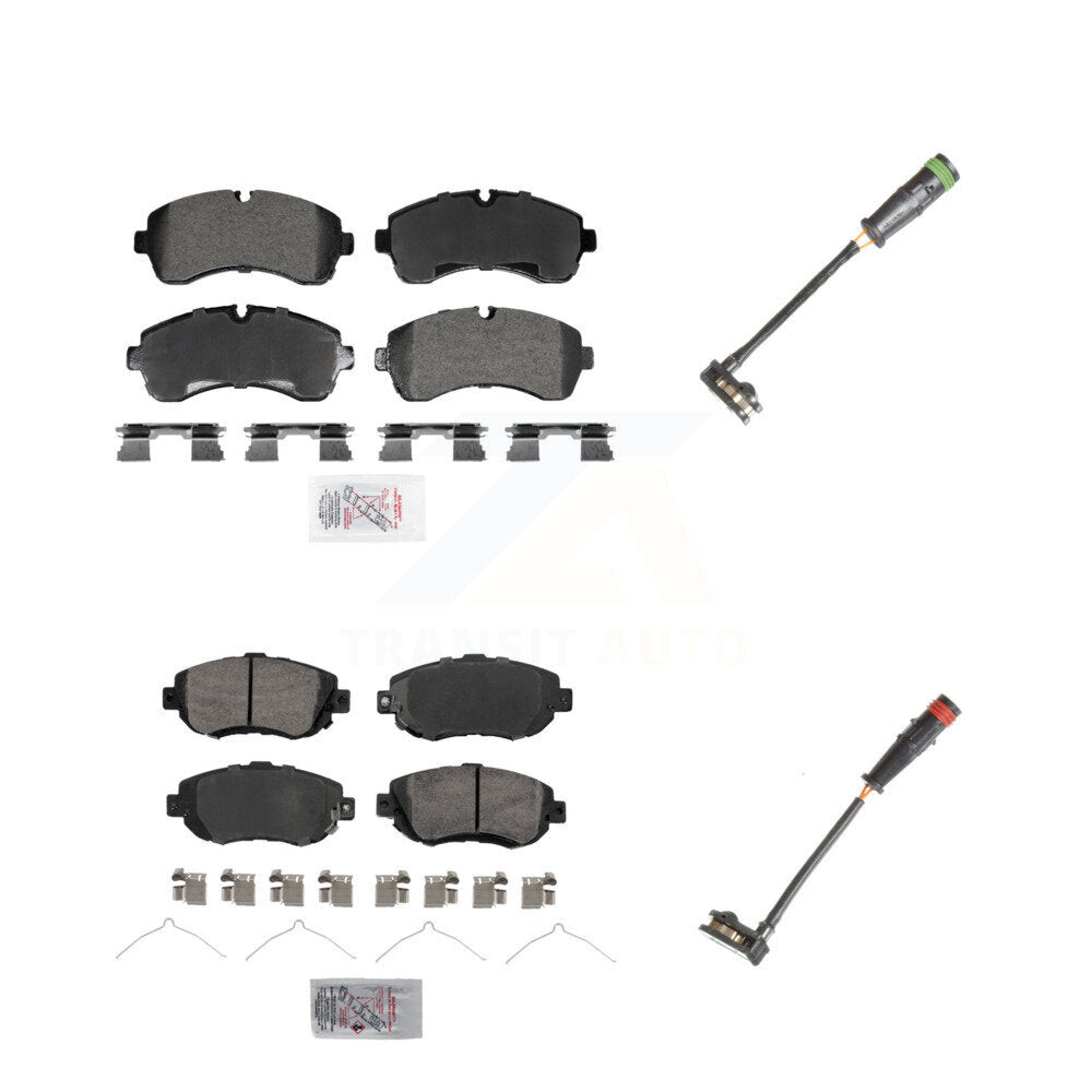 AmeriBRAKES KNW-101324 Disc Brake Pad for 2019-2023 Mercedes-Benz Sprinter 1500, Mercedes-Benz Sprinter 2500 - Front and Rear