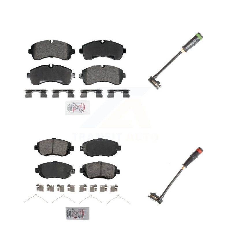 AmeriBRAKES KNW-101324 Disc Brake Pad for 2019-2023 Mercedes-Benz Sprinter 1500, Mercedes-Benz Sprinter 2500 - Front and Rear