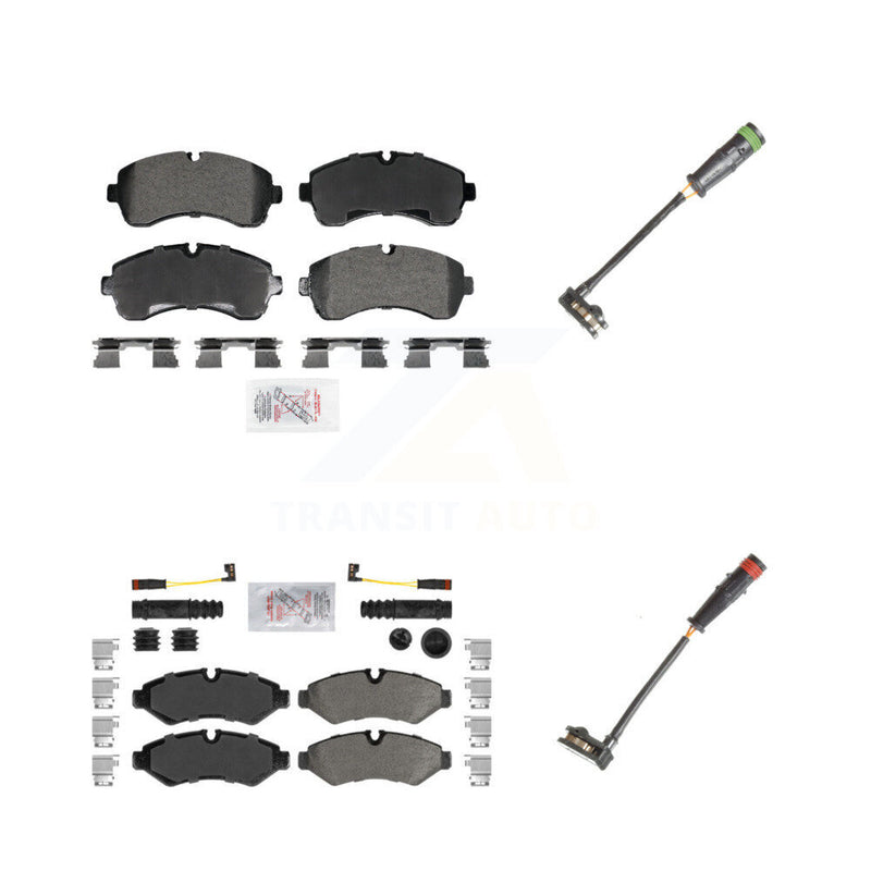 AmeriBRAKES KNW-101325 Disc Brake Pad for 2019-2023 Mercedes-Benz Sprinter 1500, Mercedes-Benz Sprinter 2500 - Front and Rear