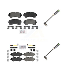 AmeriBRAKES KNW-101327 Disc Brake Pad for 2019-2021 Freightliner Sprinter 3500, Freightliner Sprinter 1500, Freightliner Sprinter 2500 - Front and Rear