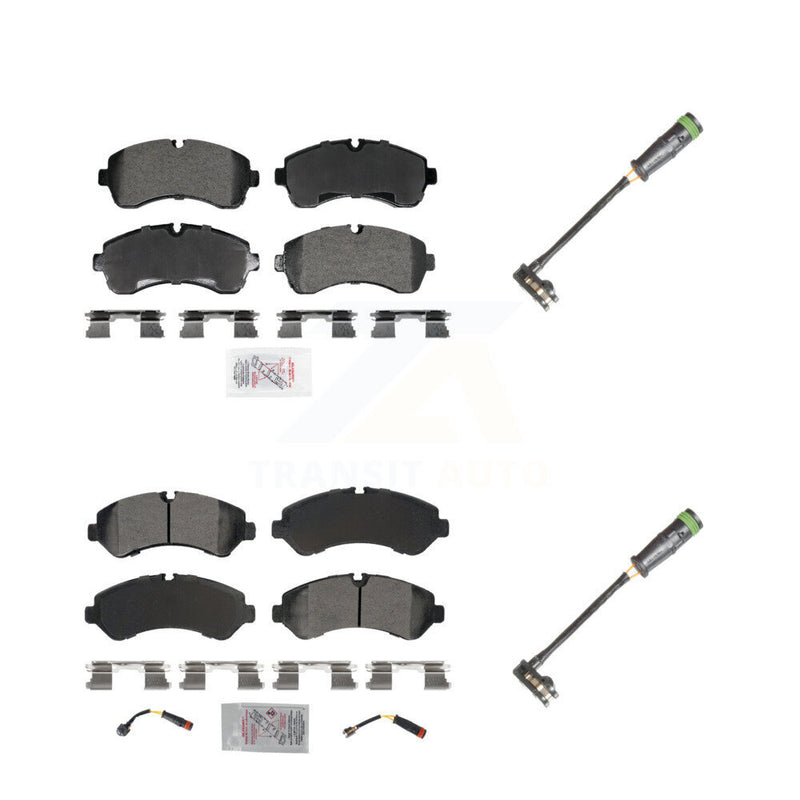 AmeriBRAKES KNW-101328 Disc Brake Pad for 2020-2021 Freightliner Sprinter 3500 - Front and Rear