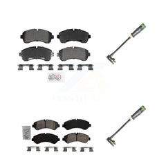 AmeriBRAKES KNW-101329 Disc Brake Pad for 2020-2021 Freightliner Sprinter 3500 - Front and Rear