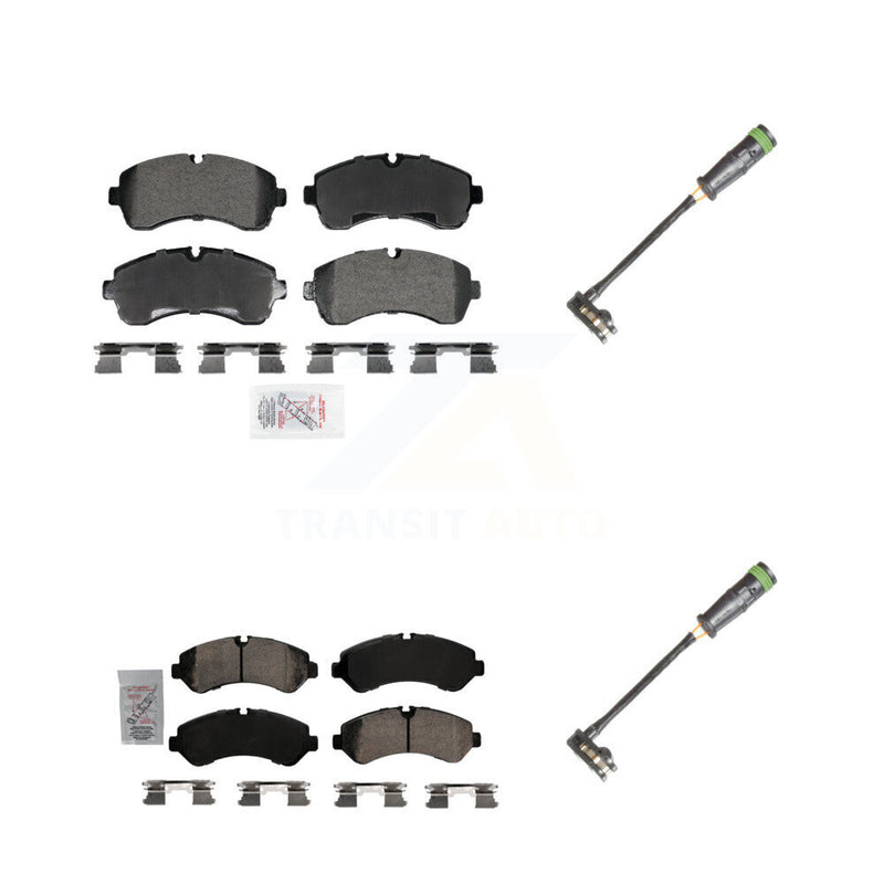 AmeriBRAKES KNW-101329 Disc Brake Pad for 2020-2021 Freightliner Sprinter 3500 - Front and Rear