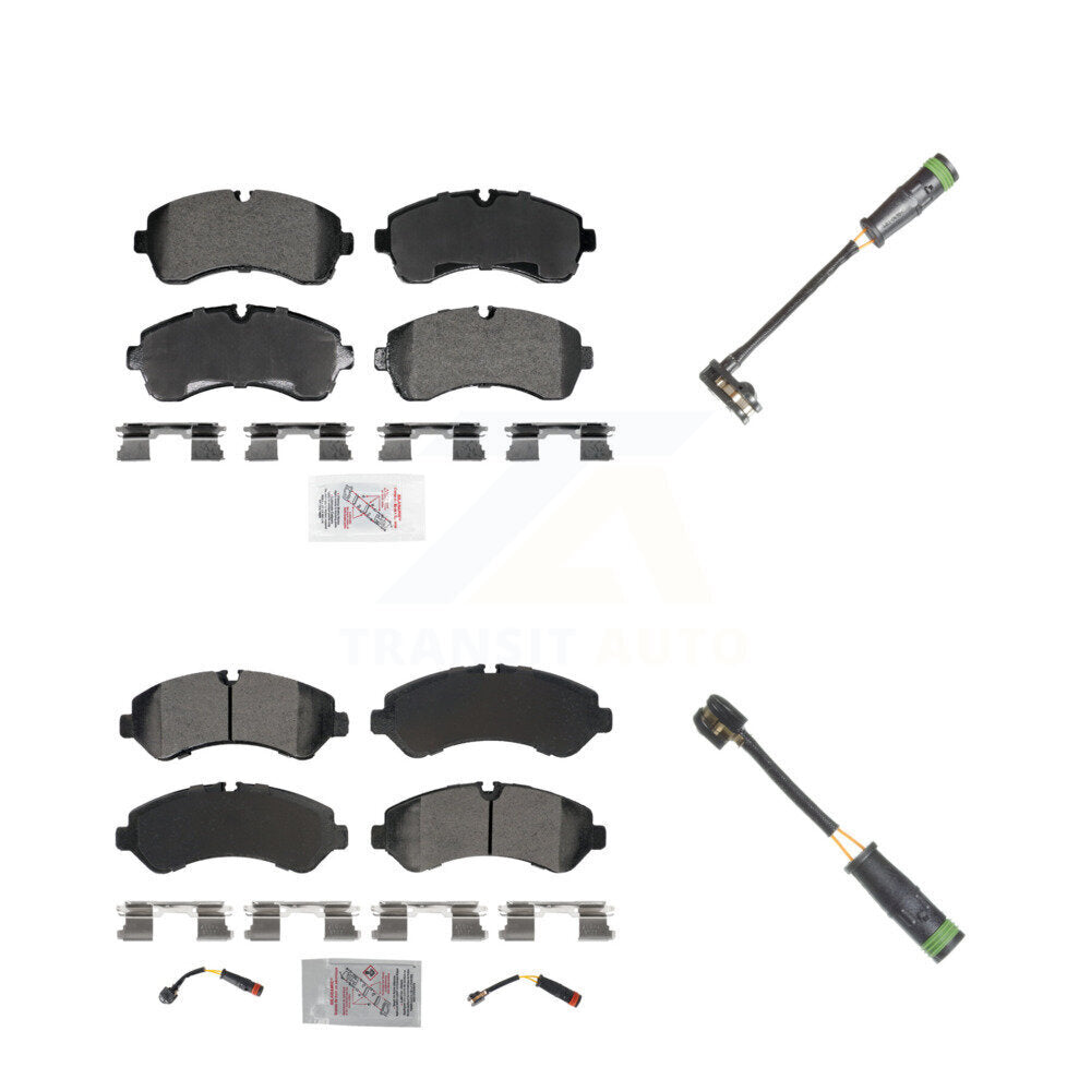 AmeriBRAKES KNW-101330 Disc Brake Pad for 2020 Freightliner Sprinter 4500 - Front and Rear
