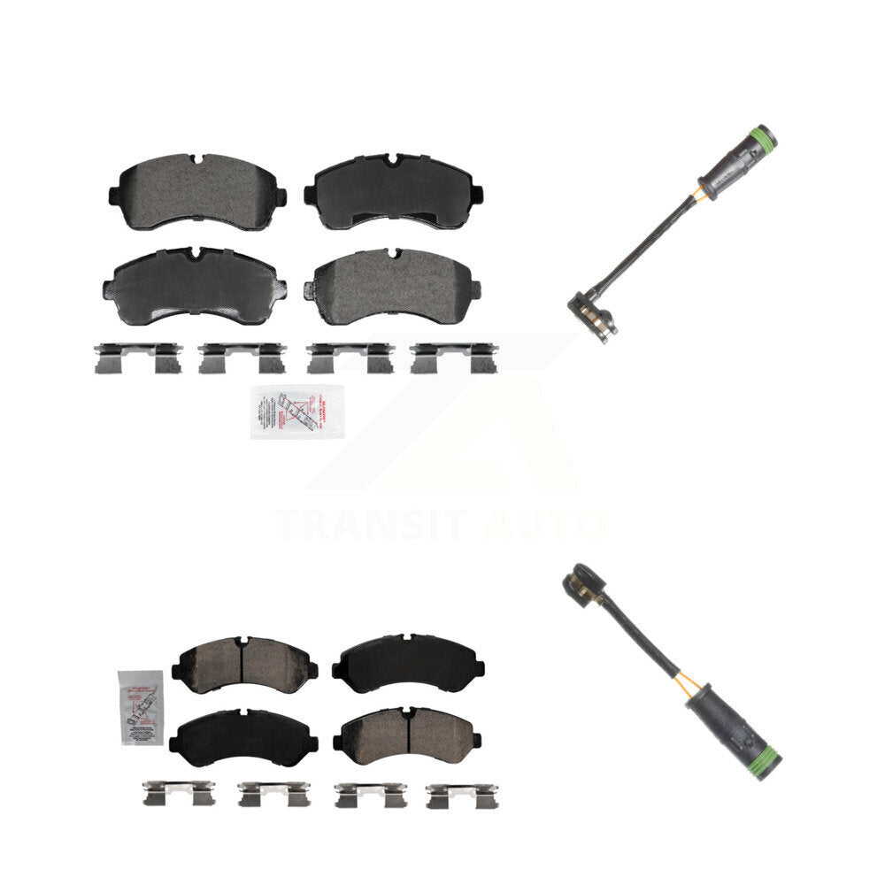 AmeriBRAKES KNW-101331 Disc Brake Pad for 2020 Freightliner Sprinter 4500 - Front and Rear