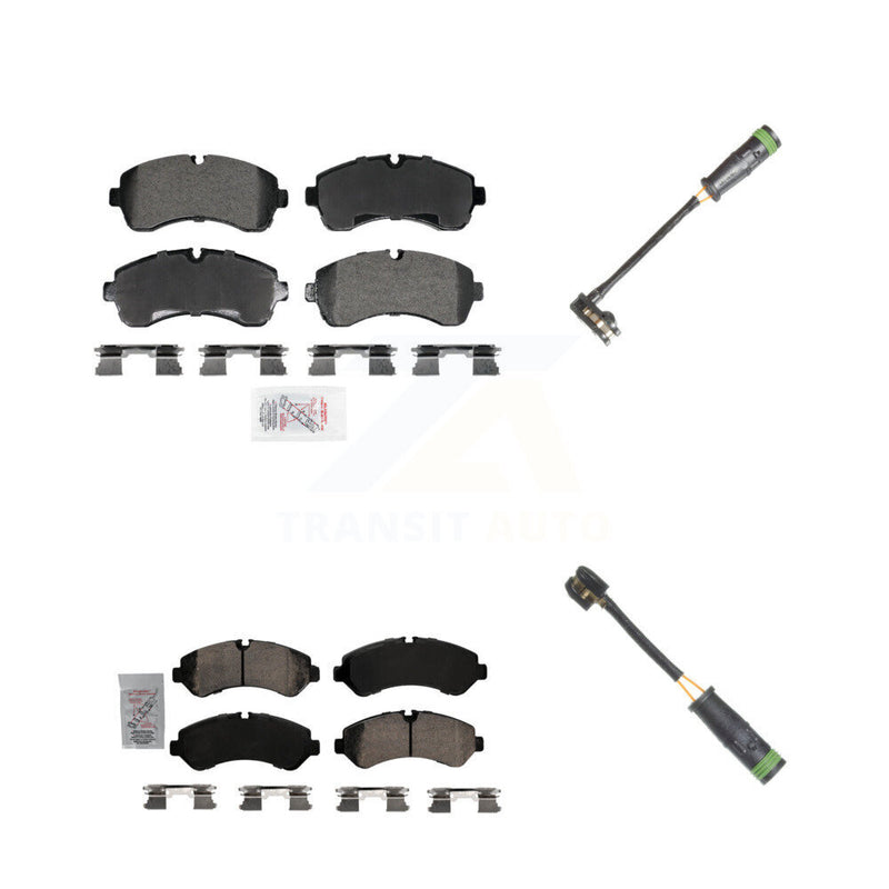 AmeriBRAKES KNW-101331 Disc Brake Pad for 2020 Freightliner Sprinter 4500 - Front and Rear