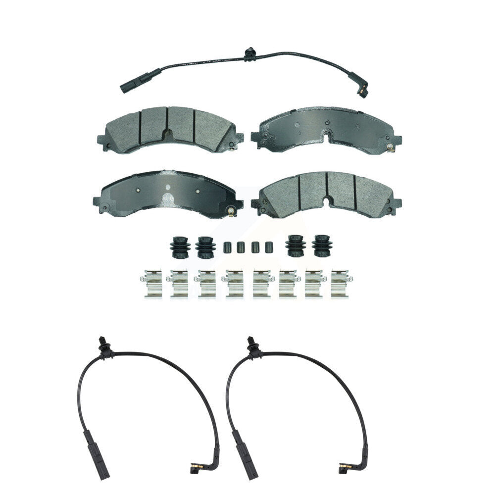 AmeriBRAKES KNW-101343 Disc Brake Pad for 2020-2024 Chevrolet Silverado 2500 HD, Chevrolet Silverado 3500 HD and More - Front