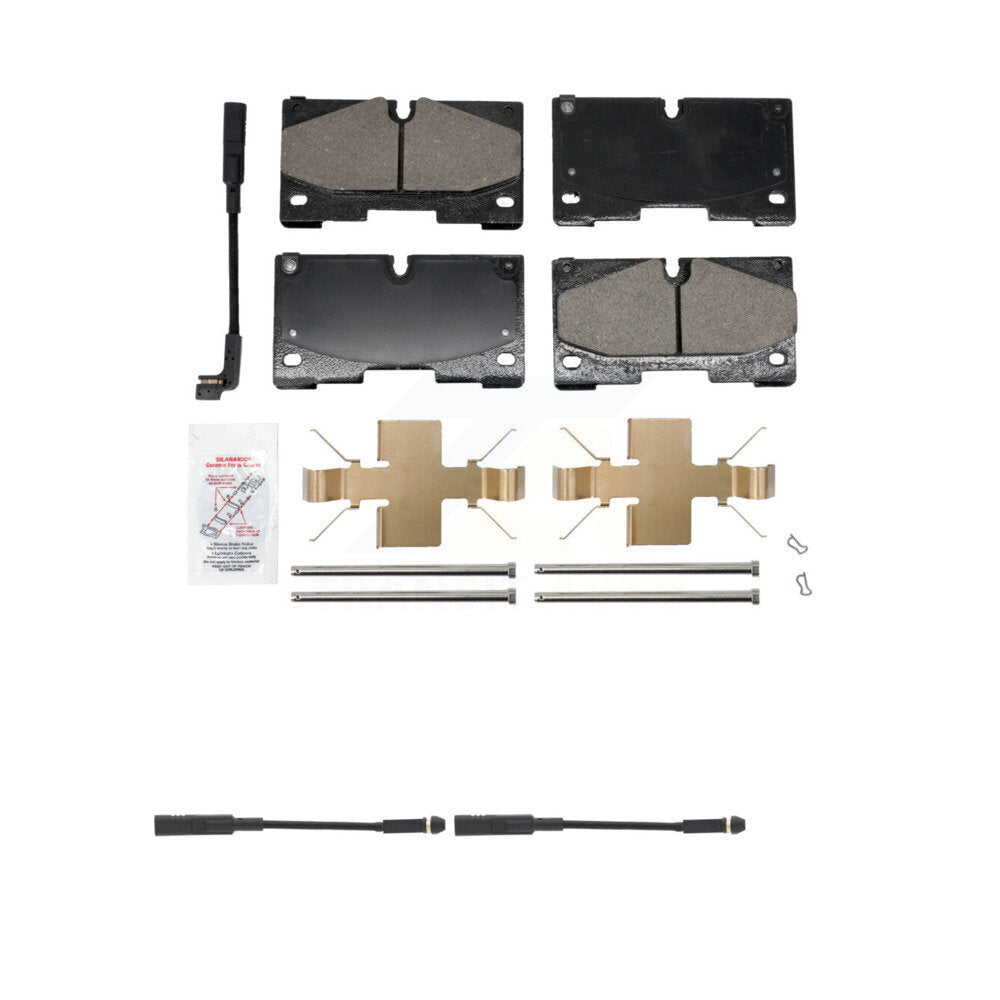 AmeriBRAKES KNW-101345 Disc Brake Pad for 2019-2024 Chevrolet Silverado 1500, Chevrolet Silverado 1500 LTD and More - Front