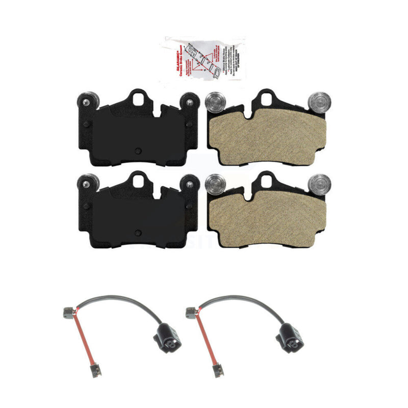 AmeriBRAKES KNW-101368 Disc Brake Pad for 2003-2015 Audi Q7, Porsche Cayenne, Volkswagen Touareg - Rear