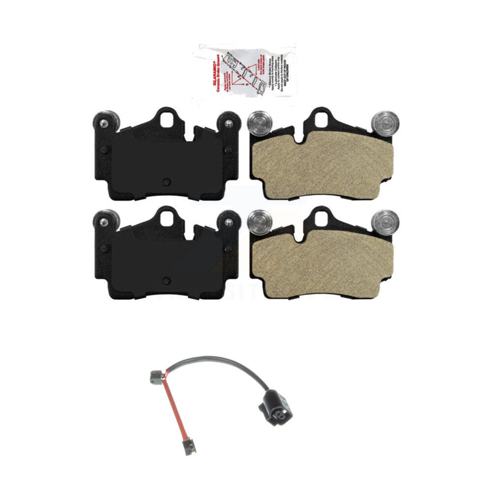 AmeriBRAKES KNW-101369 Disc Brake Pad for 2003-2015 Audi Q7, Porsche Cayenne, Volkswagen Touareg - Rear