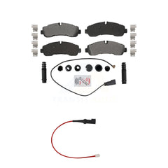 AmeriBRAKES KNW-101372 Disc Brake Pad for 2020 Ford Transit-350 HD - Rear