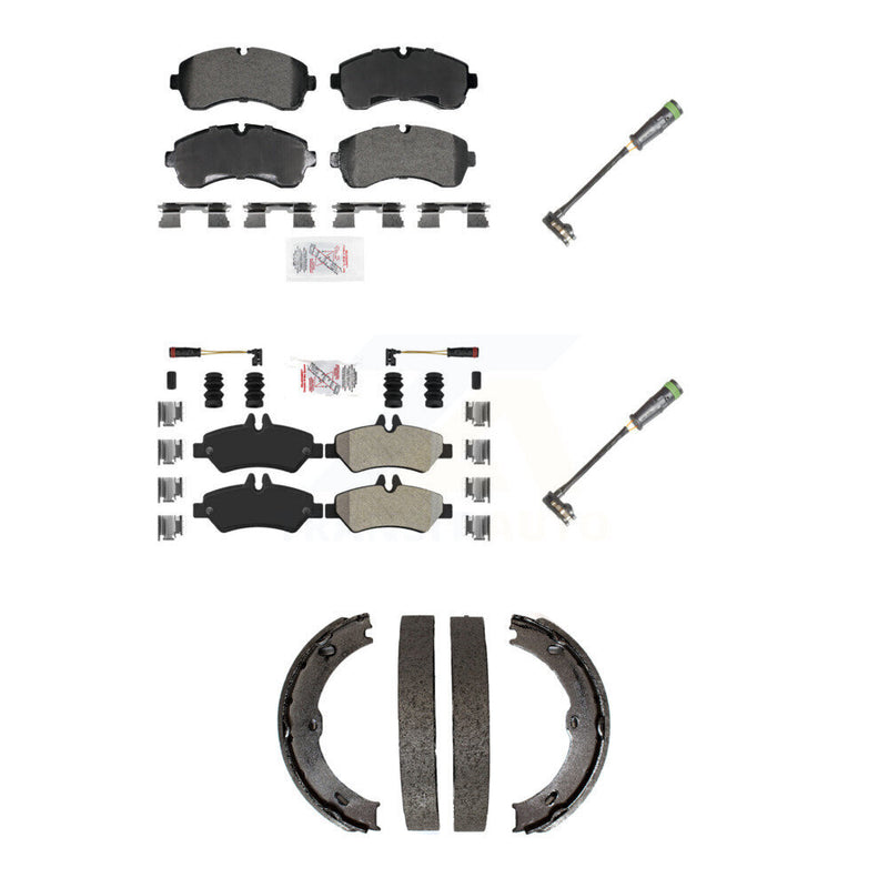AmeriBRAKES KNW-101382 Disc Brake Pad for 2011-2014 Freightliner Sprinter 3500 - Front and Rear