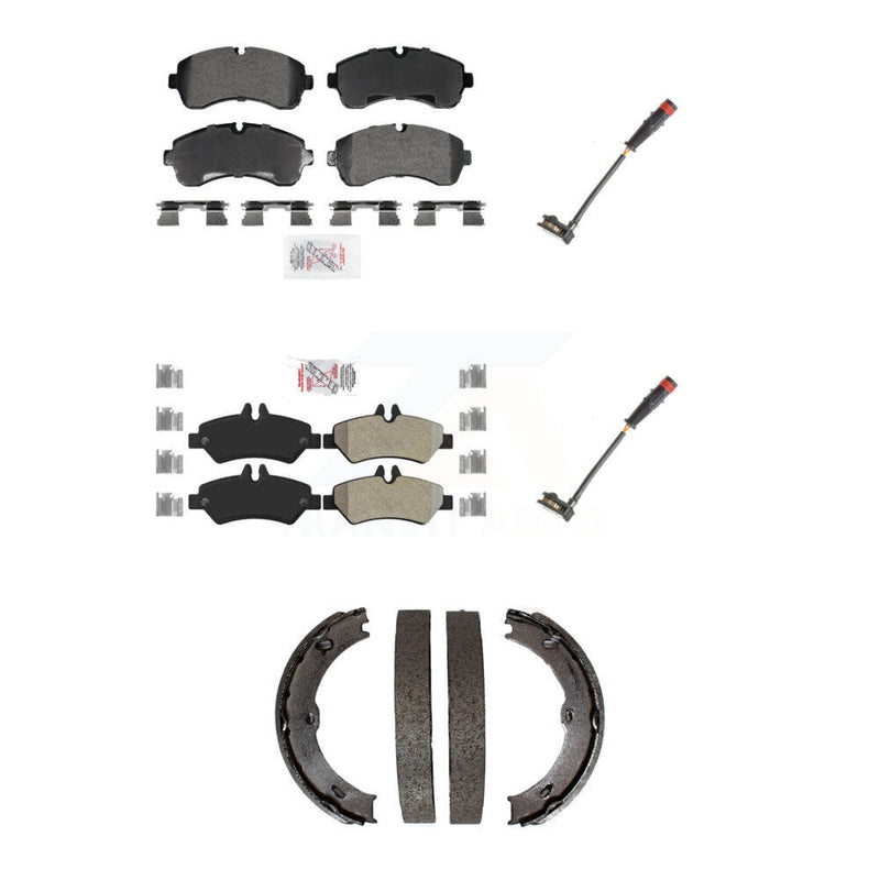 AmeriBRAKES KNW-101383 Disc Brake Pad for 2009 Dodge Sprinter 3500 - Front and Rear