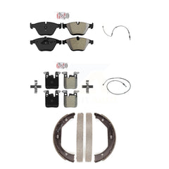 AmeriBRAKES KNW-101385 Disc Brake Pad for 2013 BMW 335i - Front and Rear
