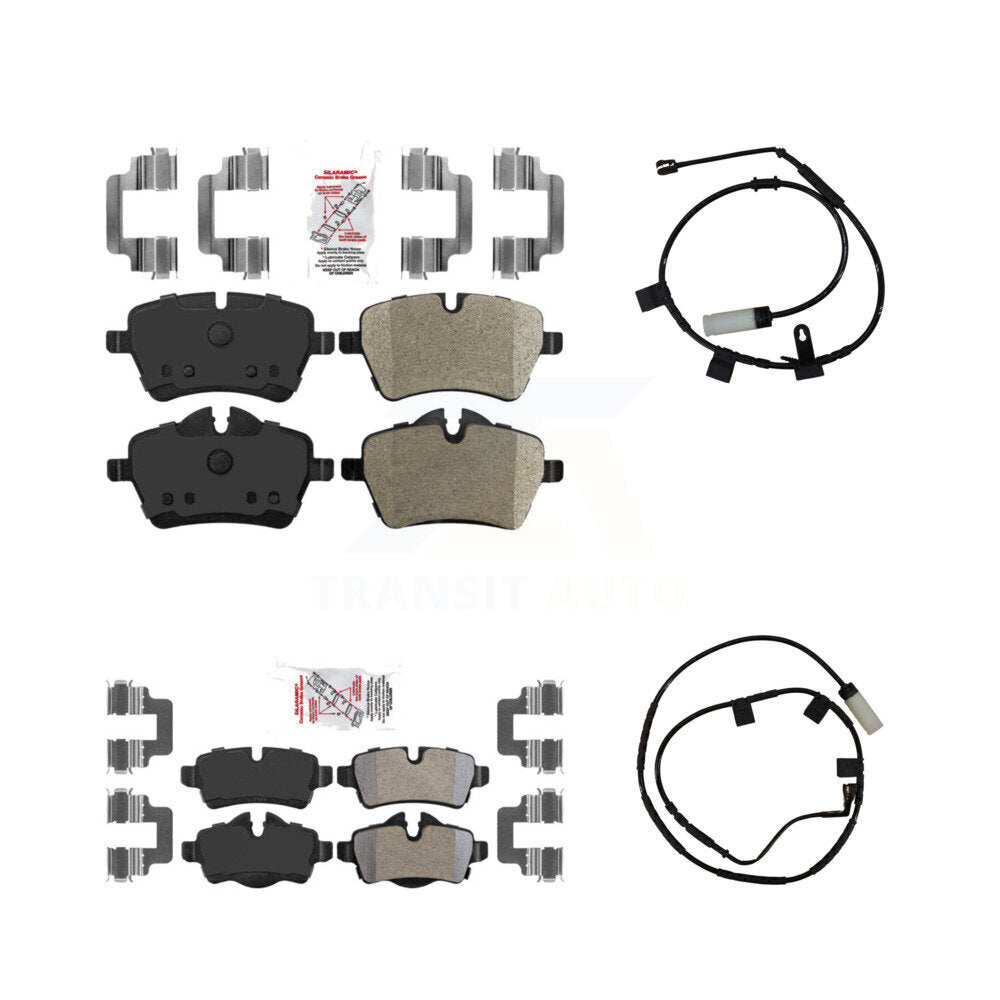 AmeriBRAKES KNW-101388 Disc Brake Pad for 2013 Mini Cooper - Front and Rear